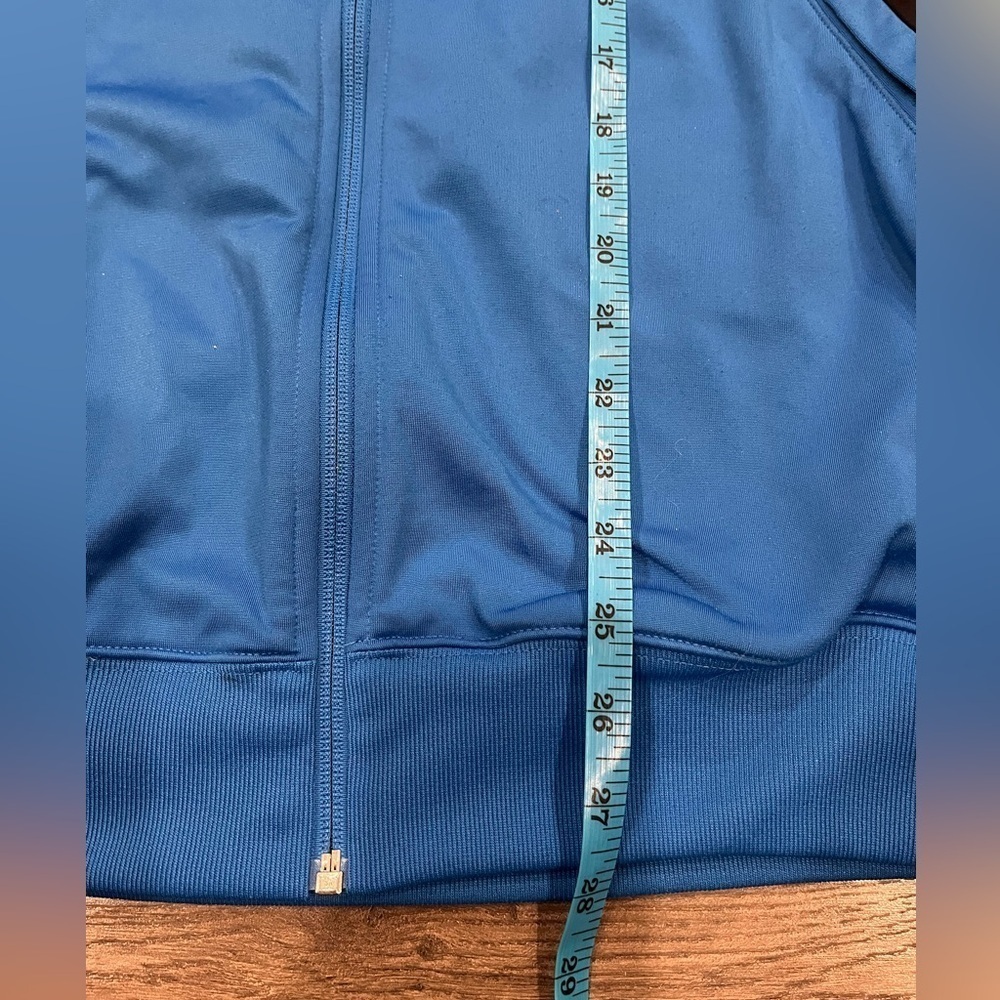[M]Adidas Original Men Blue and Black Track Performance Jacket - Picture 6 of 9